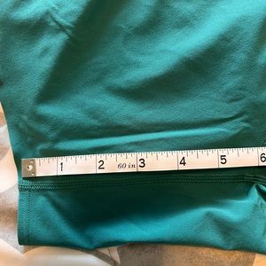Green Lululemon 6” lined